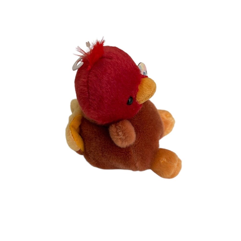 Aurora World Palm Pals Aspen Turkey Bean Bag Plush NWT 5" #1-068 - Picture 6 of 8